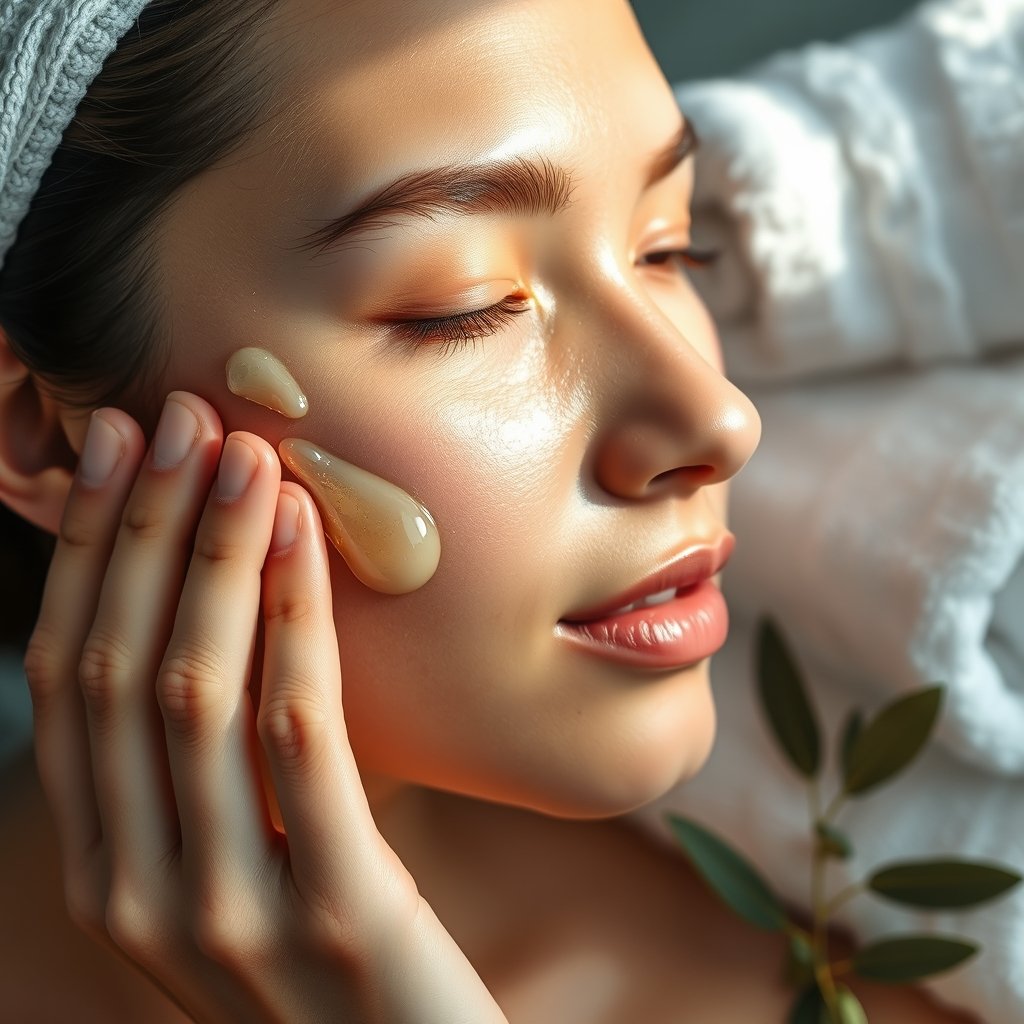 cleansing oil in action