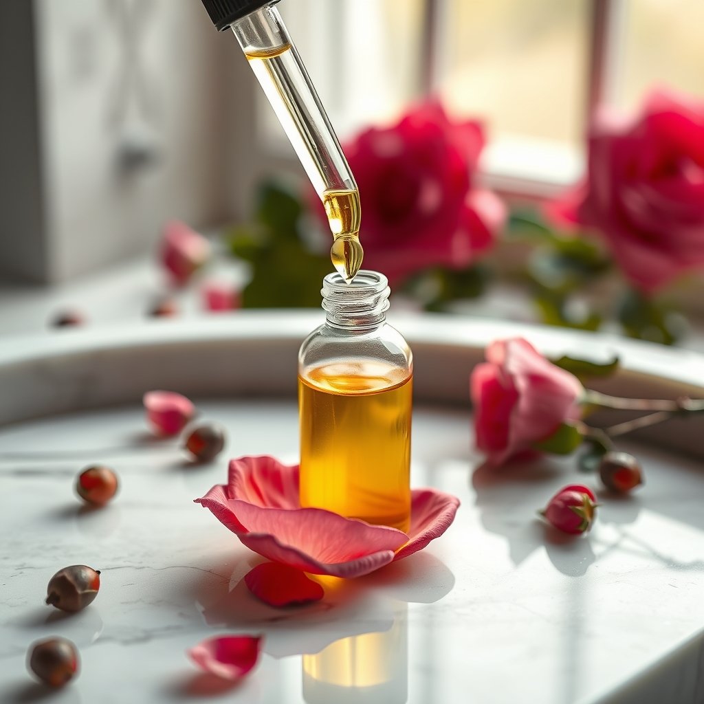 rose oil product view